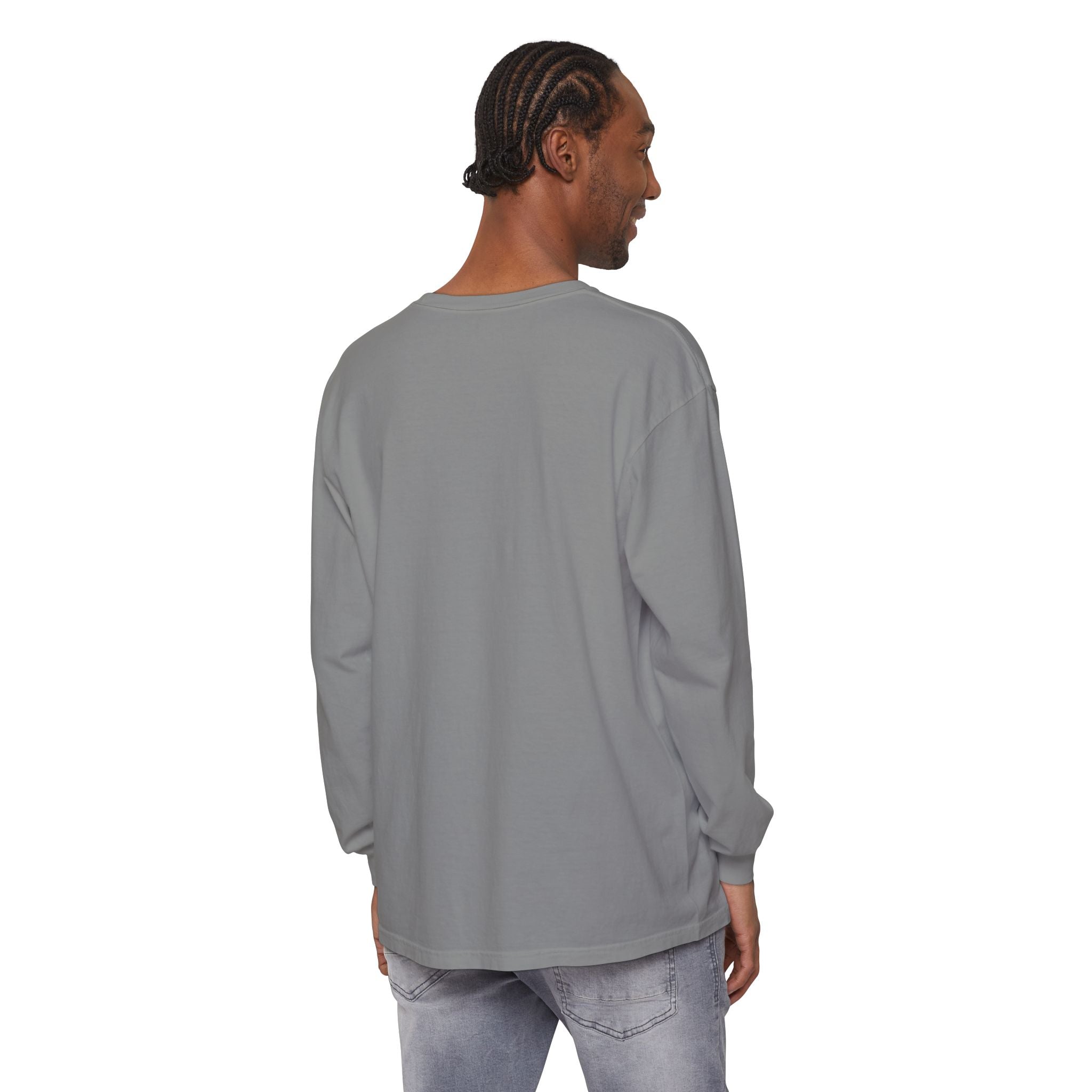 Bluebirds Crew Long Sleeve T‑Shirt — Retro Layered School Spirit Design