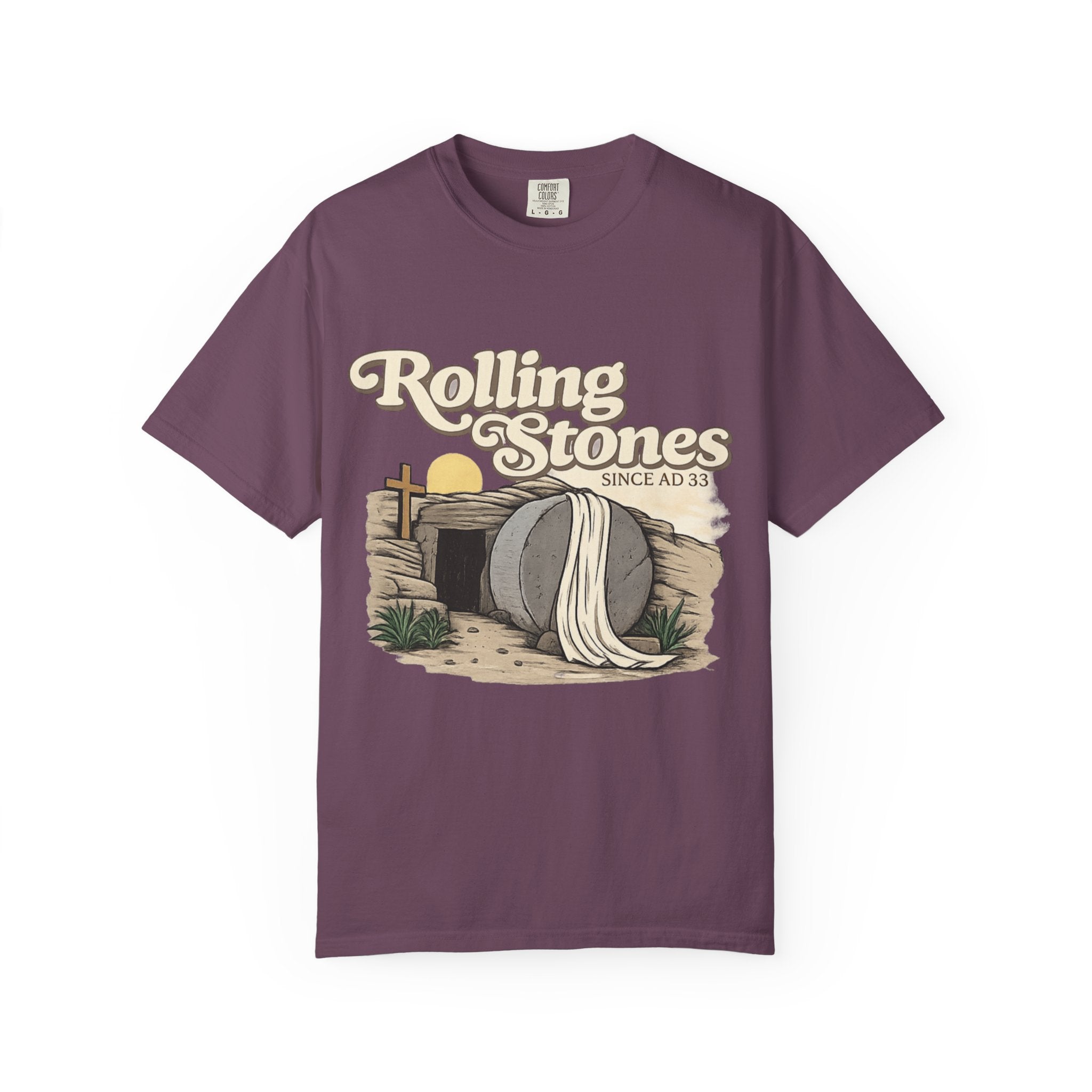 T-Shirt — Vintage 'Rolling Stones' Tomb Design