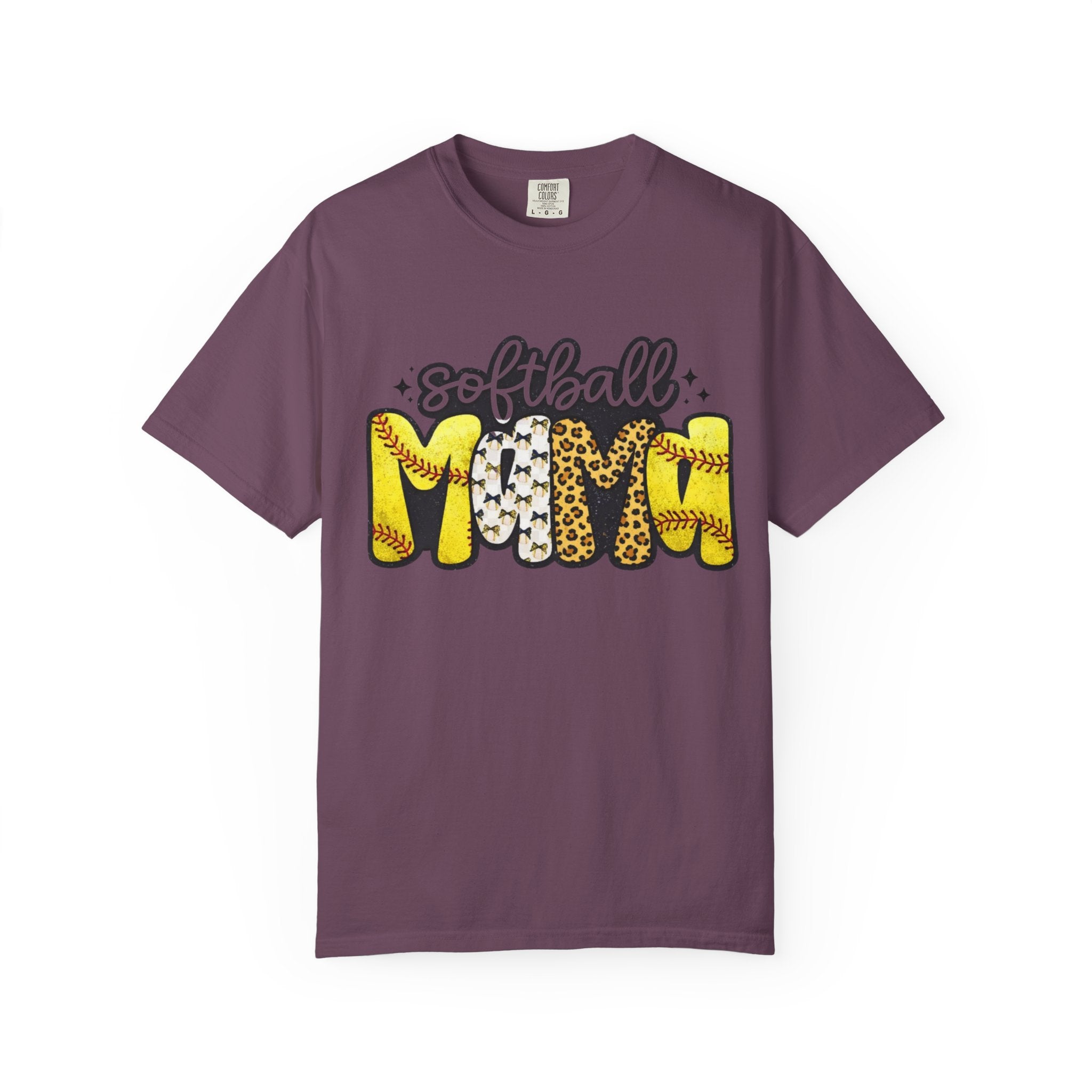 Softball Mom T-Shirt — Leopard & Stitch Graphic Tee