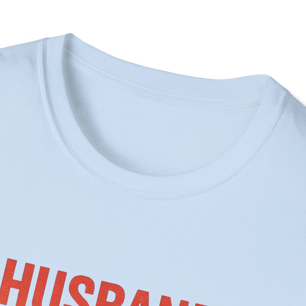 Father & Husband Role Call T‑Shirt — 'Husband Father Leader Mentor Brave Protector Hero'