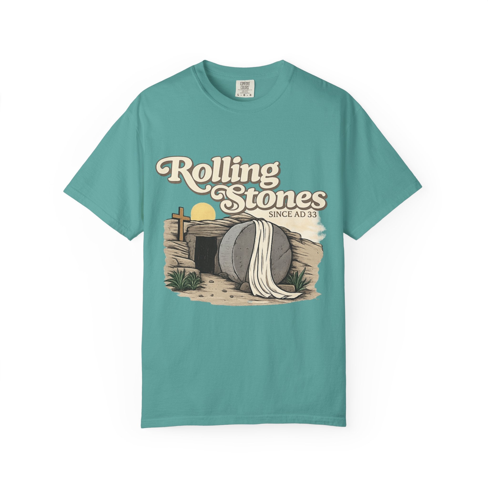T-Shirt — Vintage 'Rolling Stones' Tomb Design
