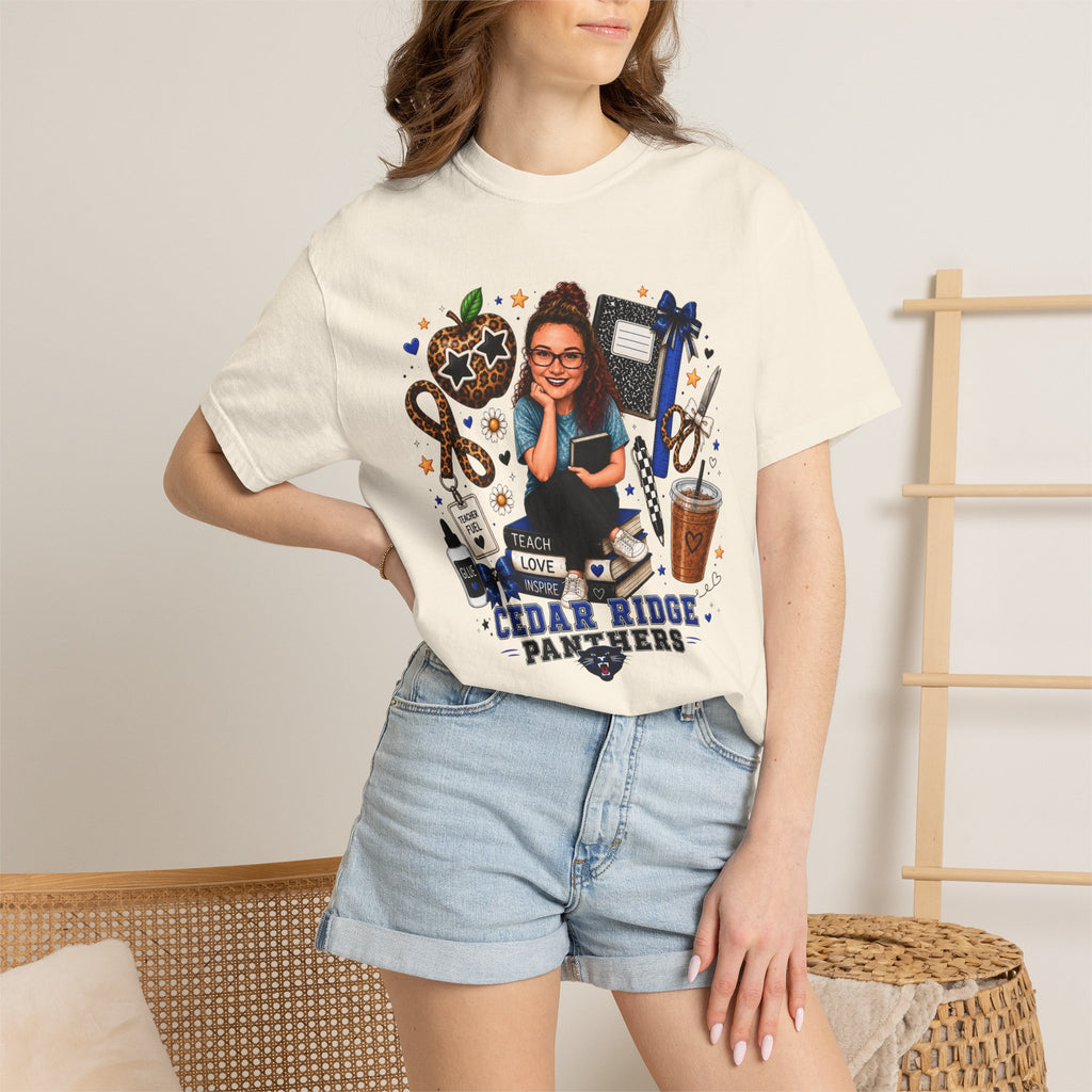 Cedar Ridge Panthers Teacher Graphic T-Shirt