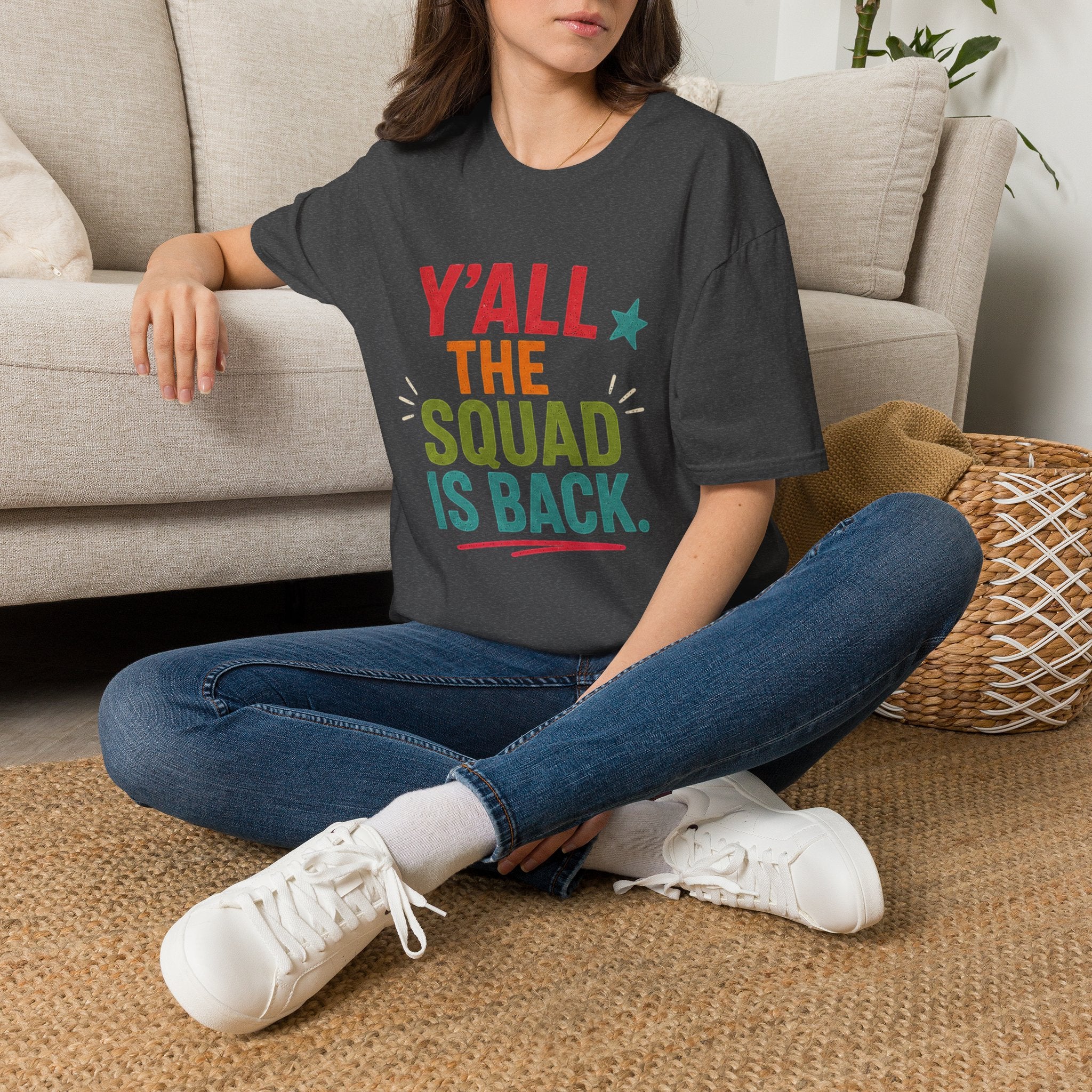 Y'all The Squad Is Back T-Shirt — Retro Colorful Reunion Tee