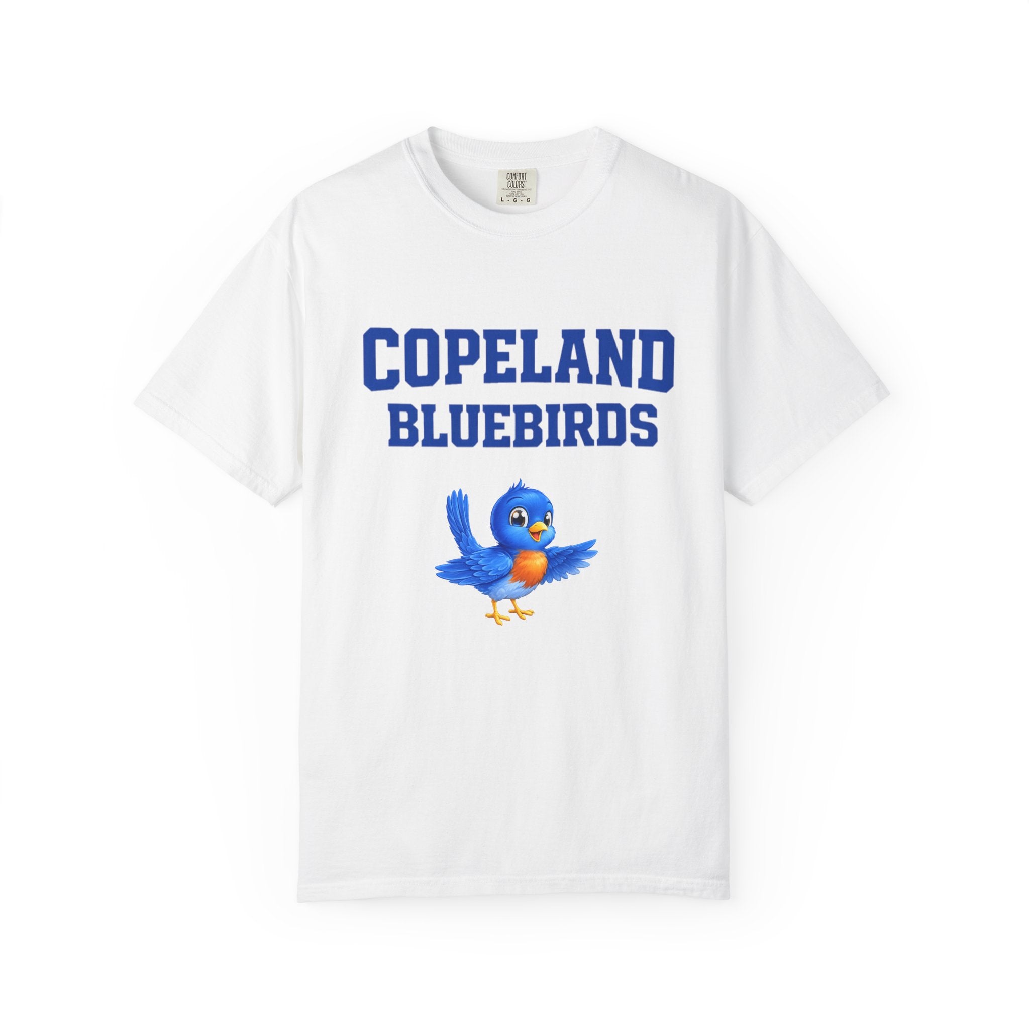 Copeland Bluebirds T-Shirt — Cute Bluebird School Spirit Tee