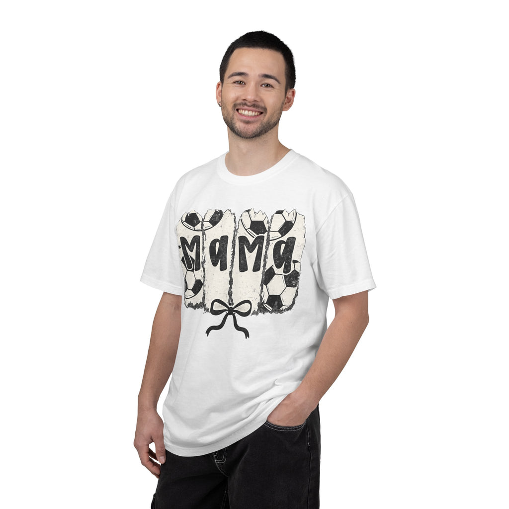 Mama Soccer T-Shirt — Vintage Soccer Ball Mama Tee for Moms