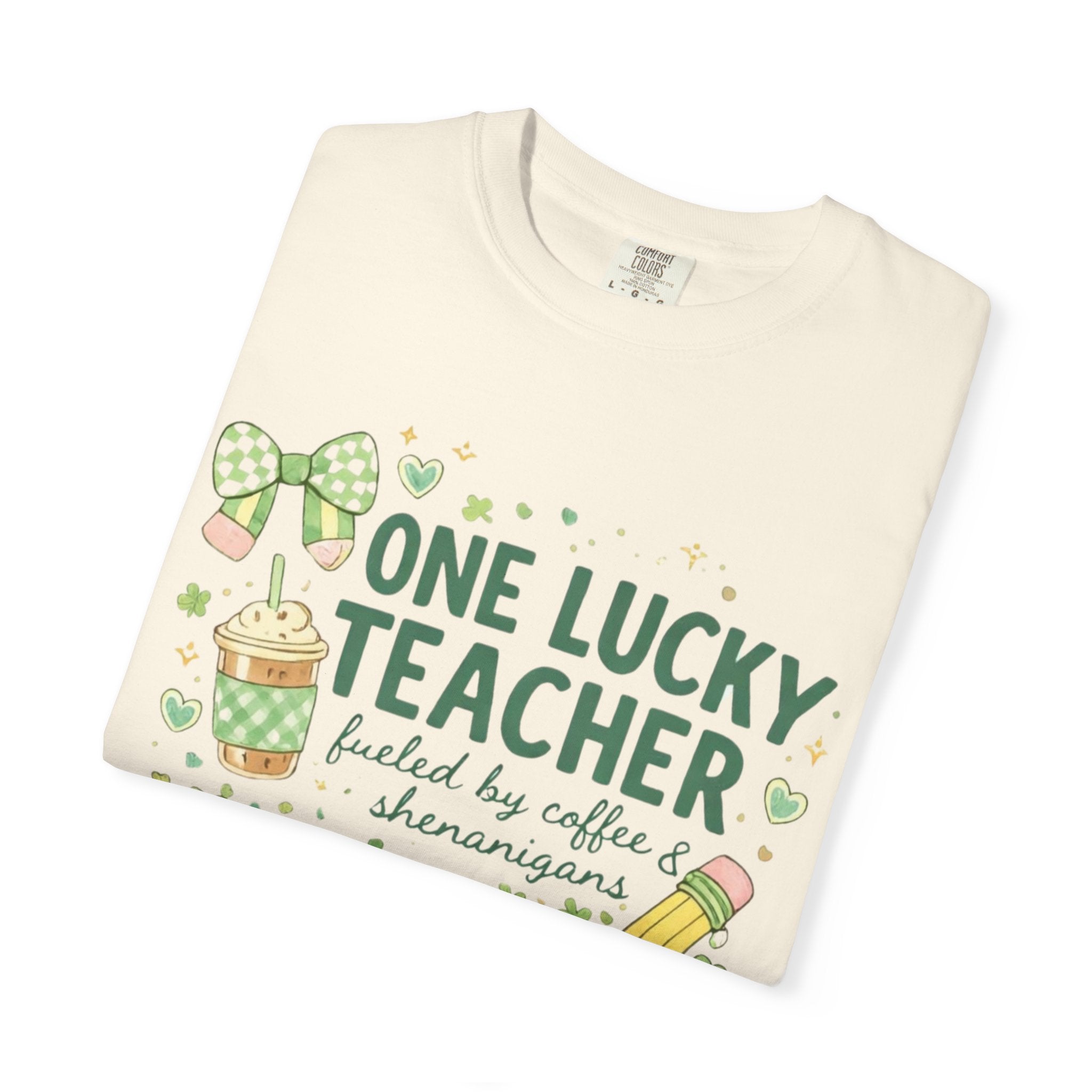 Teacher T-Shirt — "One Lucky Teacher" St. Patrick’s Day Graphic Tee
