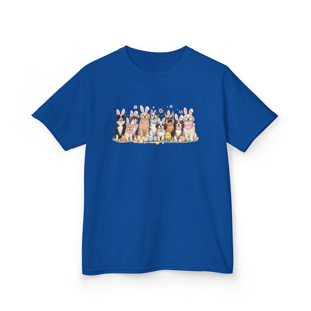 Kids Tee — Cute Row of Party Dogs Graphic
