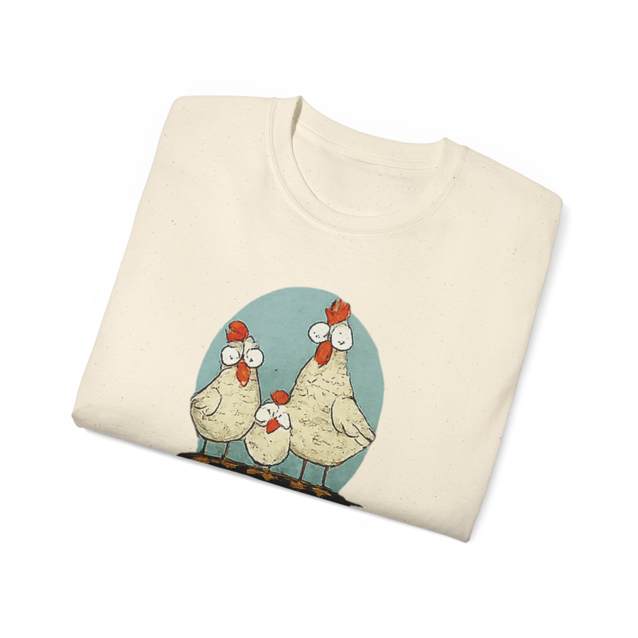 Chicken Dad T-Shirt — Funny Farm Dad Tee with Hen Family Graphic