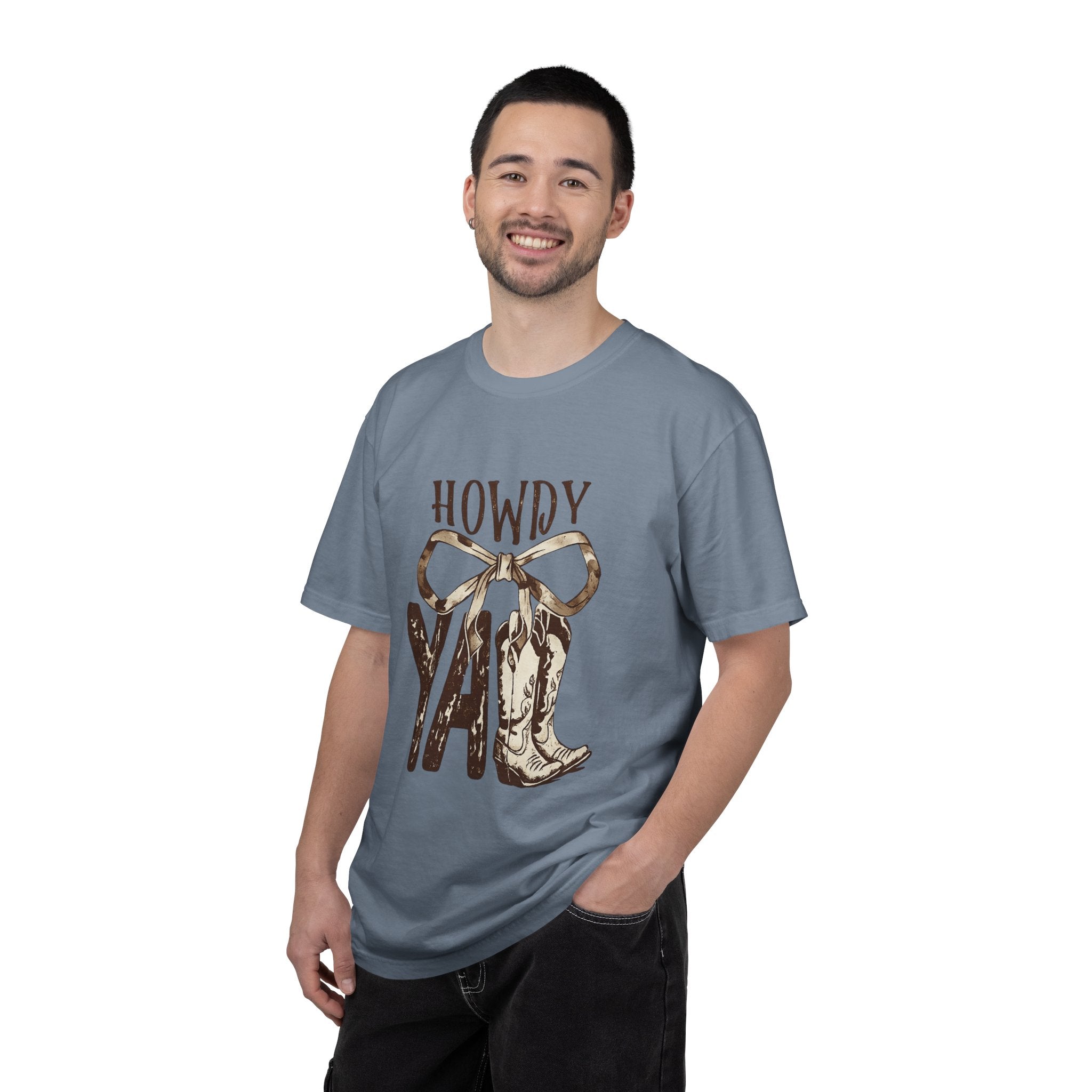 Howdy Y'all Cowboy Boots T-Shirt — Western Graphic Tee