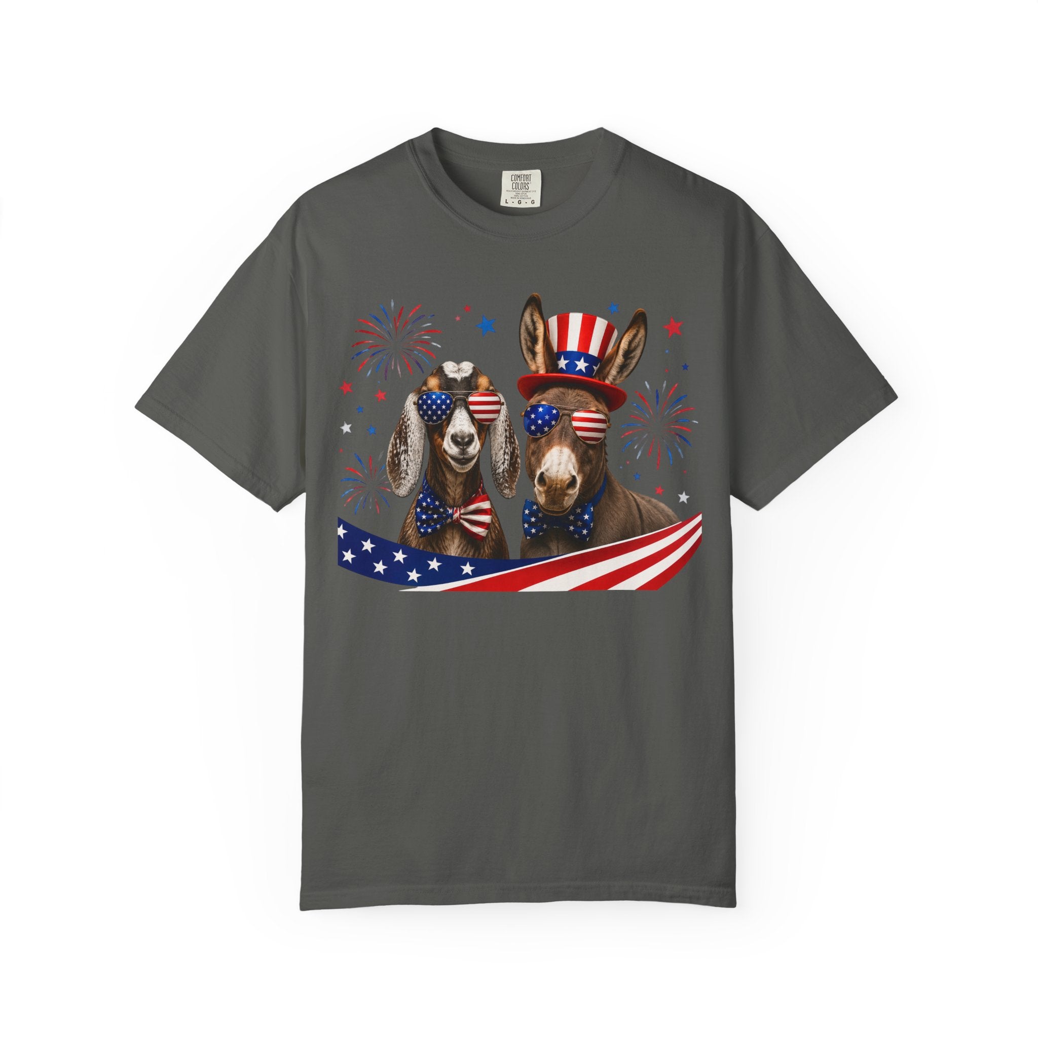 Patriotic Donkeys T-Shirt – 4th of July American Flag Tee
