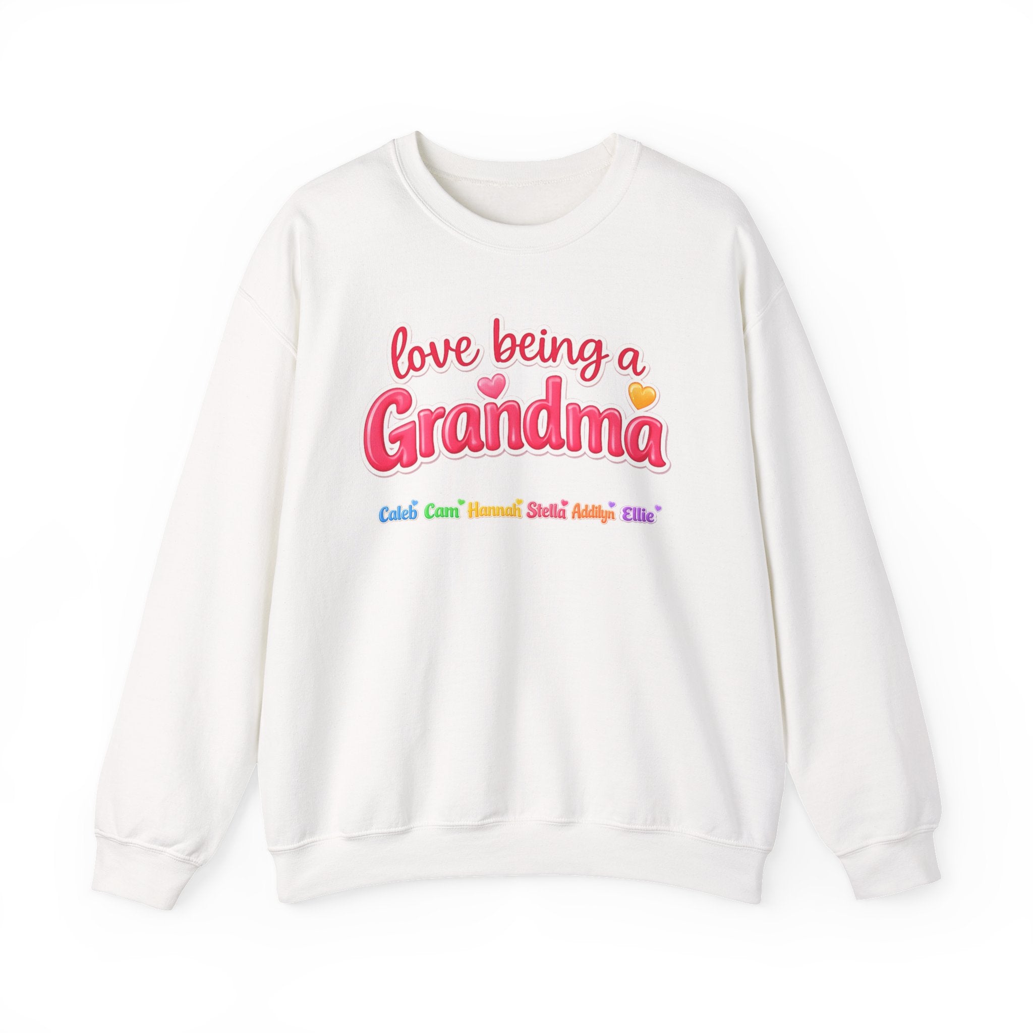 Grandma Crewneck Sweatshirt - "Love Being a Grandma" Cozy Gift