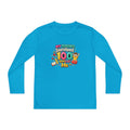 Kids Long Sleeve Tee — “My Teacher Survived 100 Days of Me” Colorful Celebration Shirt