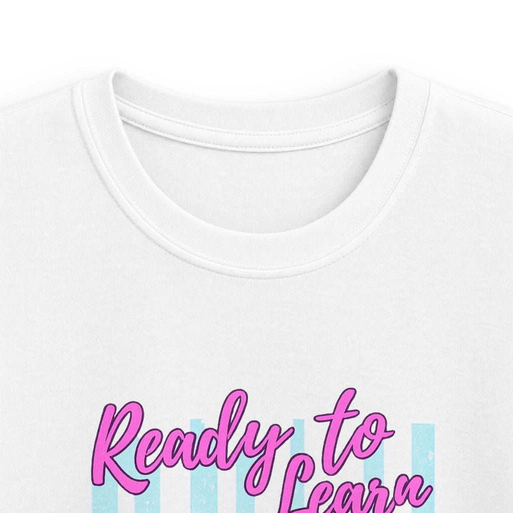 Kids Tee — 'Ready to Learn' Raccoon School Shirt