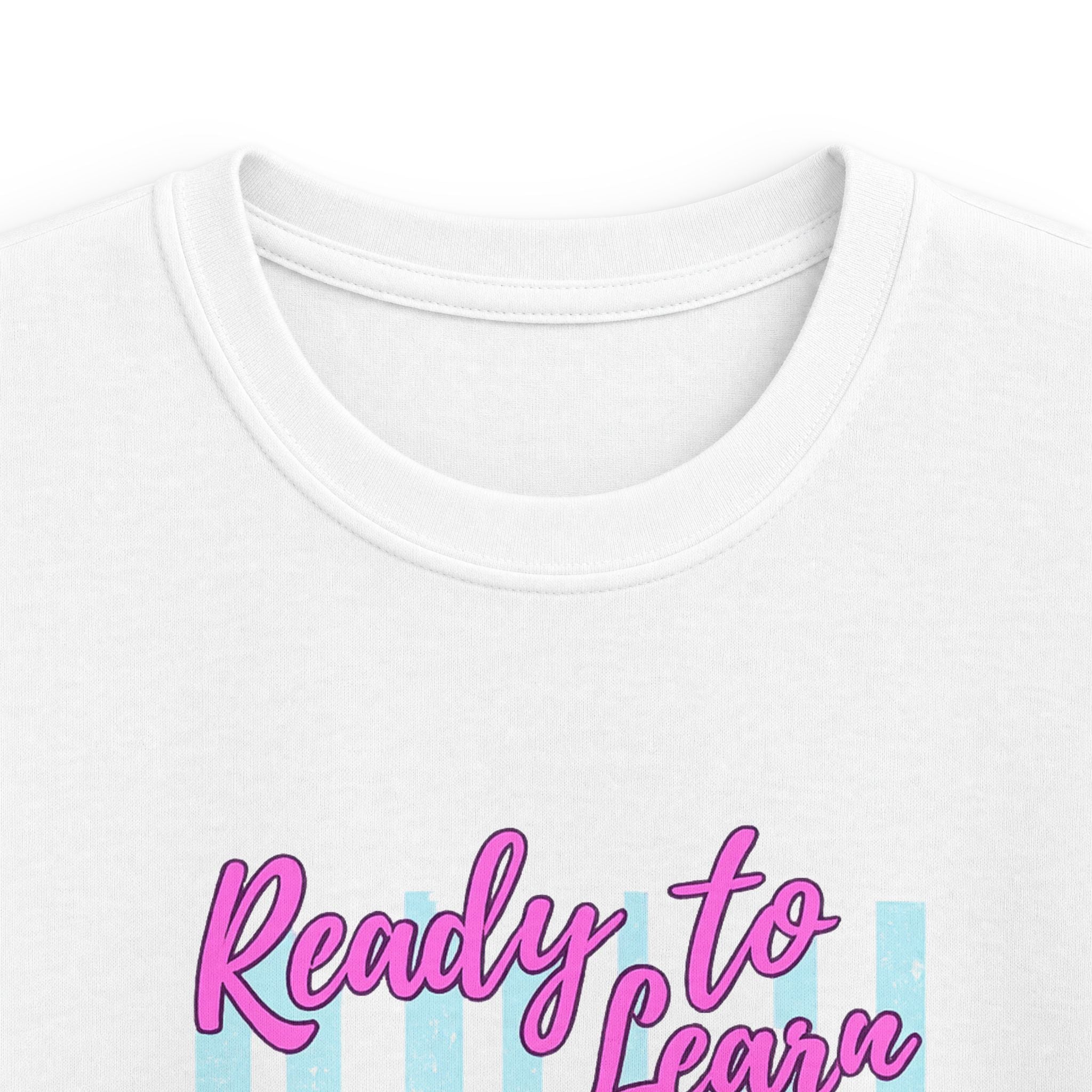 Kids Tee — 'Ready to Learn' Raccoon School Shirt