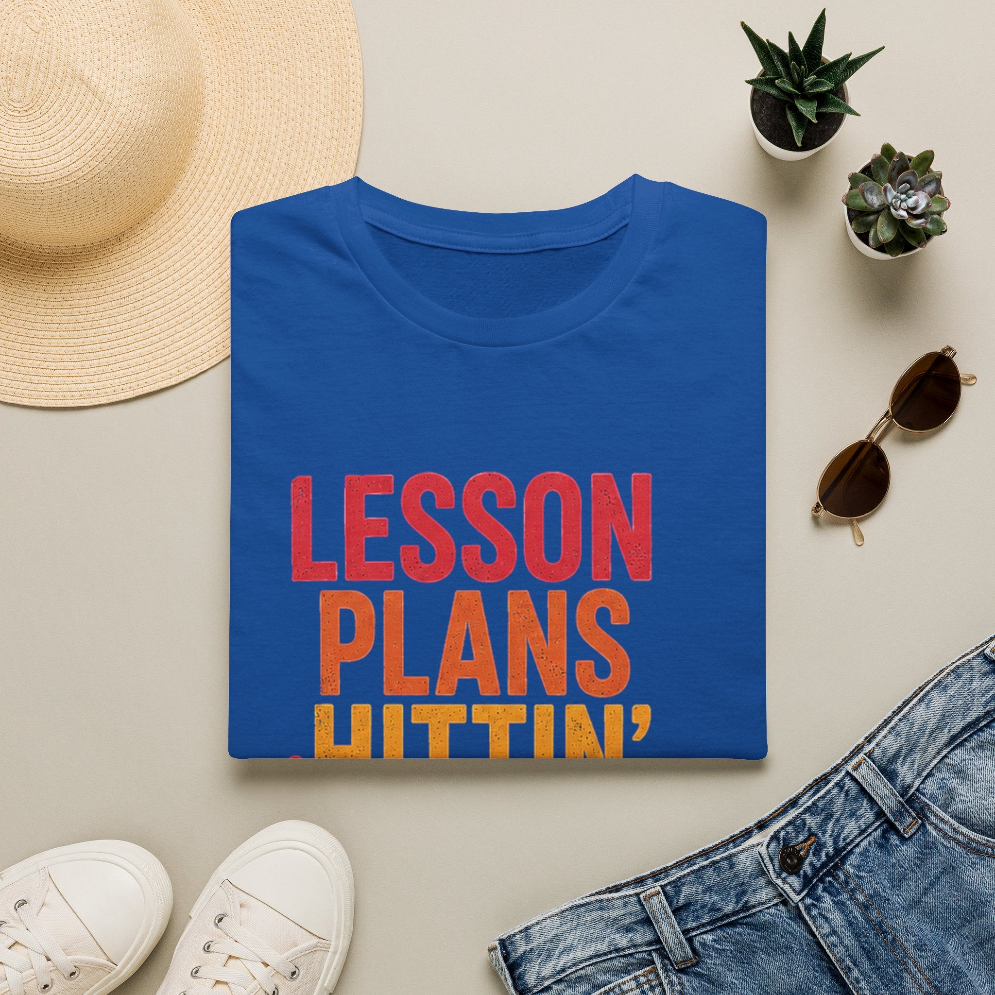 Teacher T-Shirt — "Lesson Plans Hittin' Like a Mixtape" Retro Teacher Gift