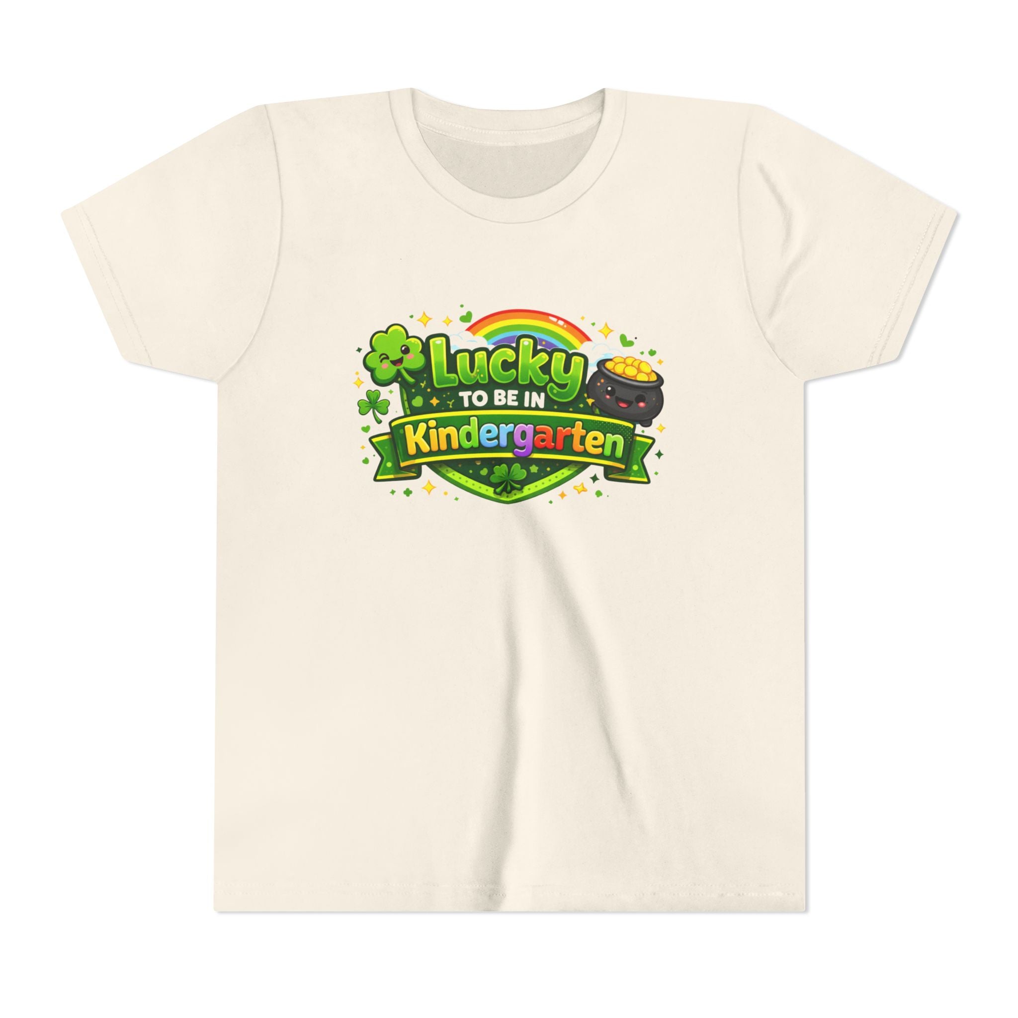Lucky to Be in Kindergarten Youth Tee — St. Patrick’s Day Kindergarten Shirt