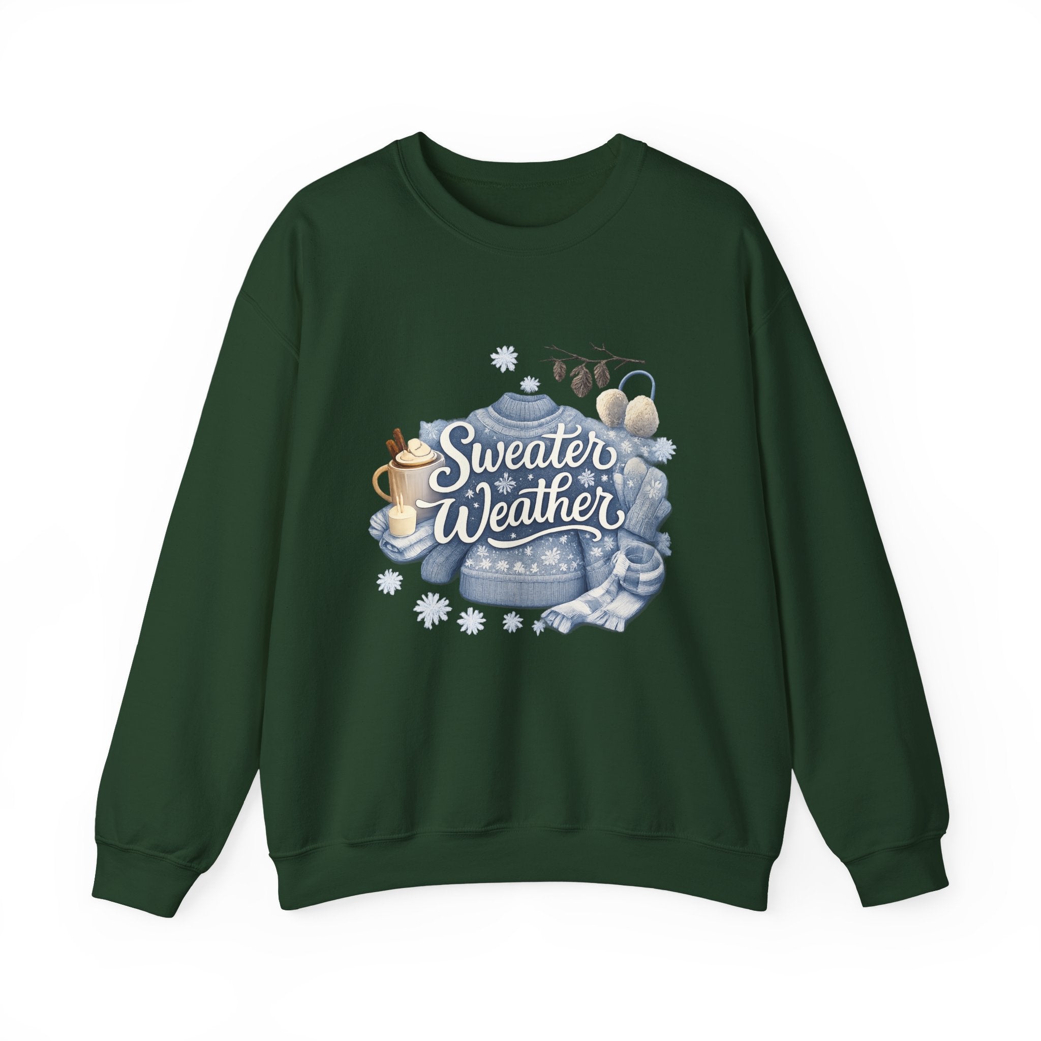 Sweater Weather Crewneck Sweatshirt — Cozy Winter Graphic Sweatshirt