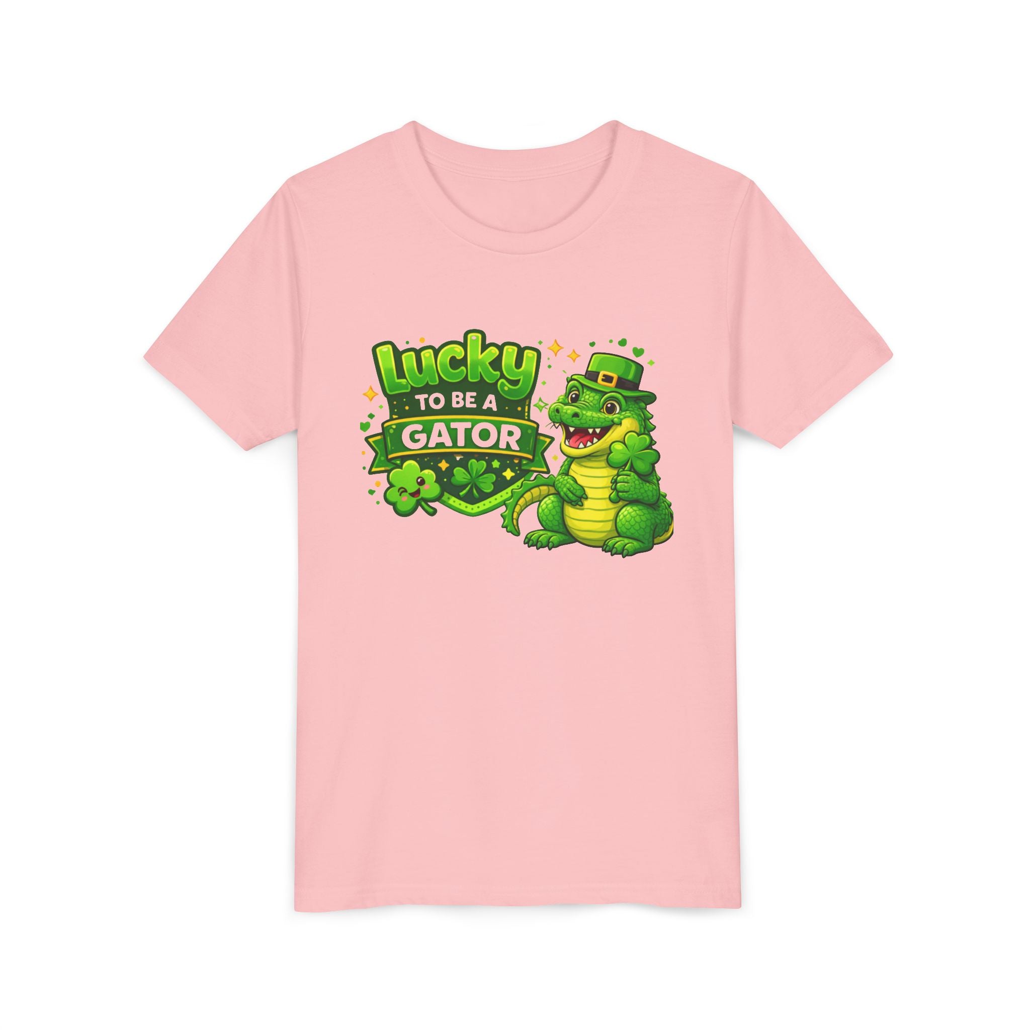 Kids "Lucky to Be a Gator" St. Patrick's Day Tee