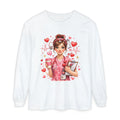 Nurse Love Long Sleeve T-Shirt — Cute Heartbeat Healthcare Graphic