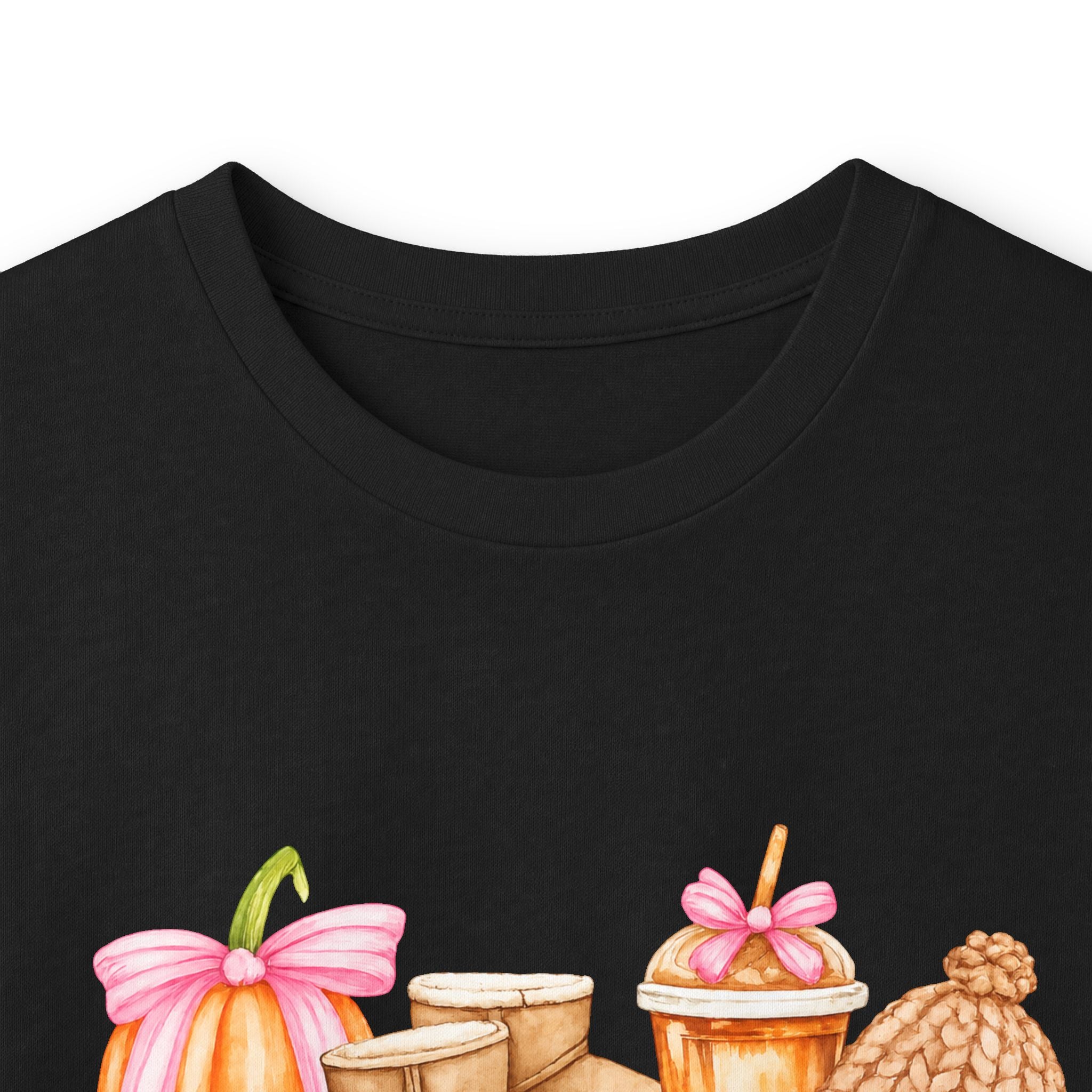 Long Sleeve Tee - Watercolor Pumpkins "#fallbasics" Fall Graphic
