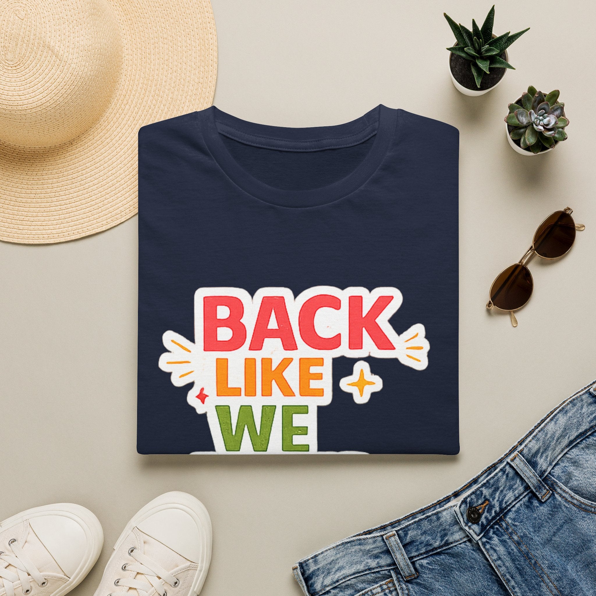 Back Like We Never Left T-Shirt — Retro Bold Reunion Tee