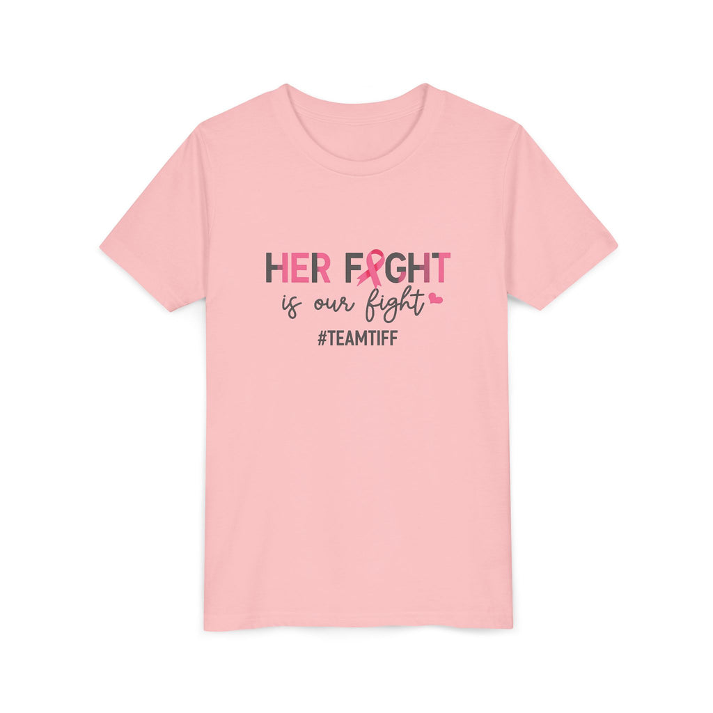 Youth Tee - “Her Fight Is Our Fight” Breast Cancer Awareness