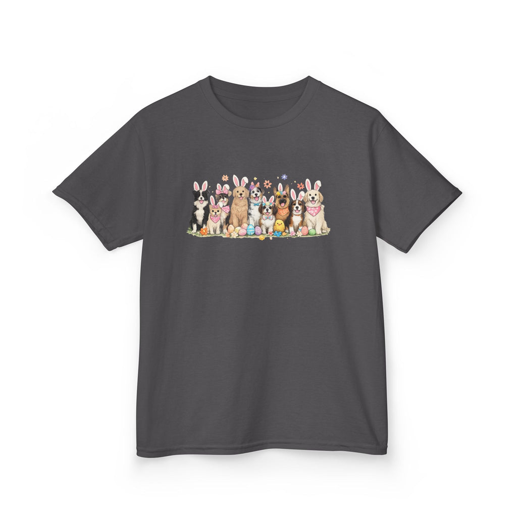 Kids Tee — Cute Row of Party Dogs Graphic