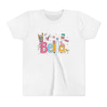 Bella Kids' Name T-Shirt — Cute School Supplies Design Youth Tee