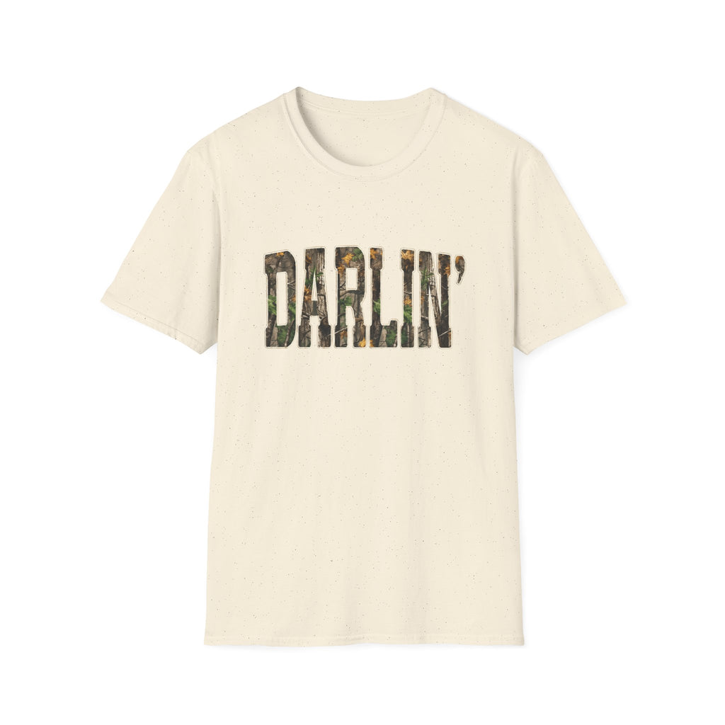 Darlin' Camo Graphic T‑Shirt — Casual Southern Country Tee
