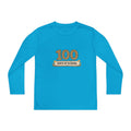 100 Days of School Youth Long Sleeve Tee — Leopard Print Celebration Shirt