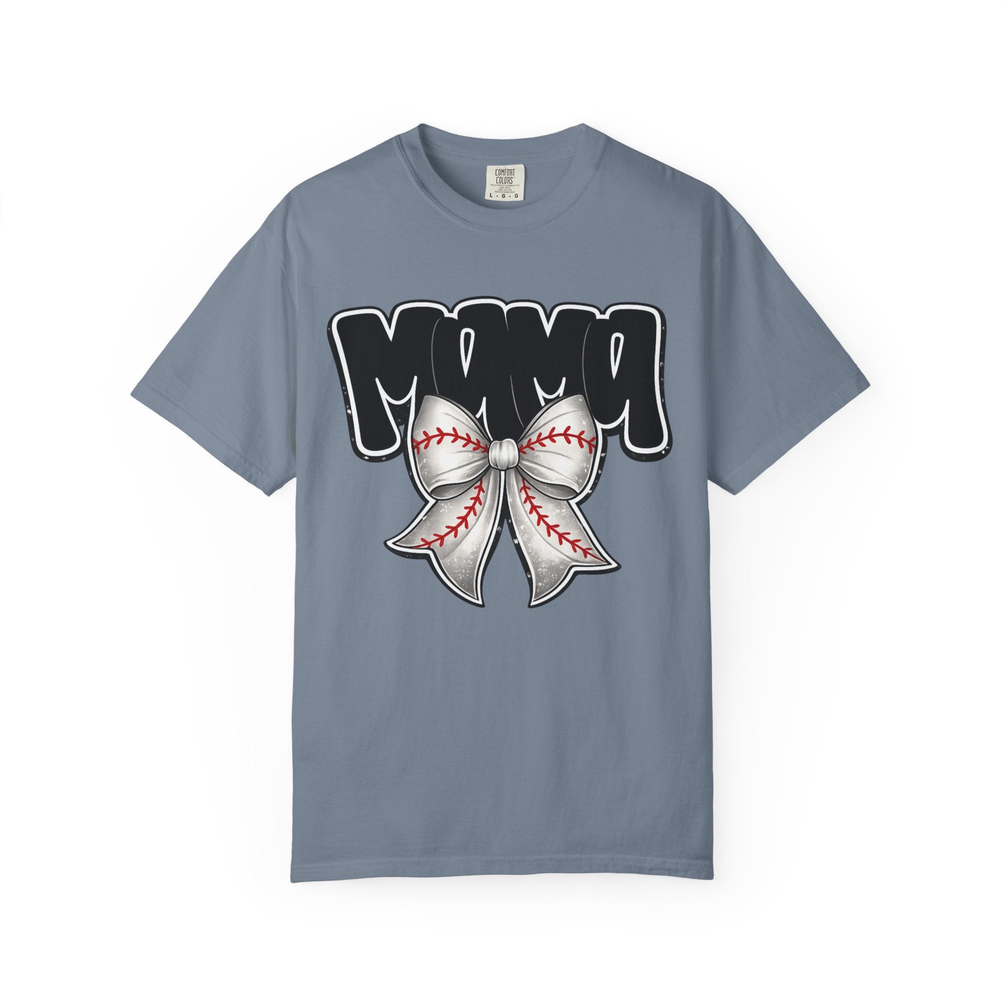 Mama Baseball Bow T-Shirt