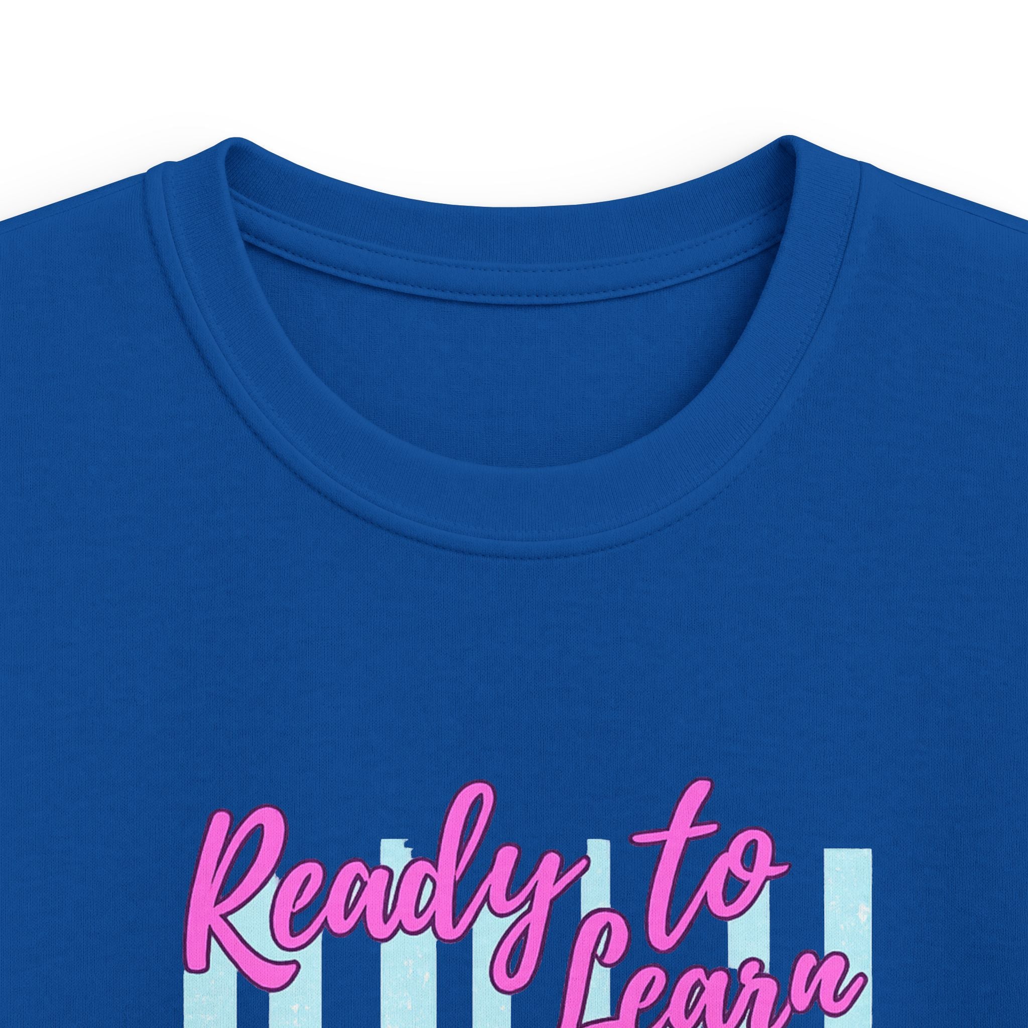 Kids Tee — 'Ready to Learn' Raccoon School Shirt