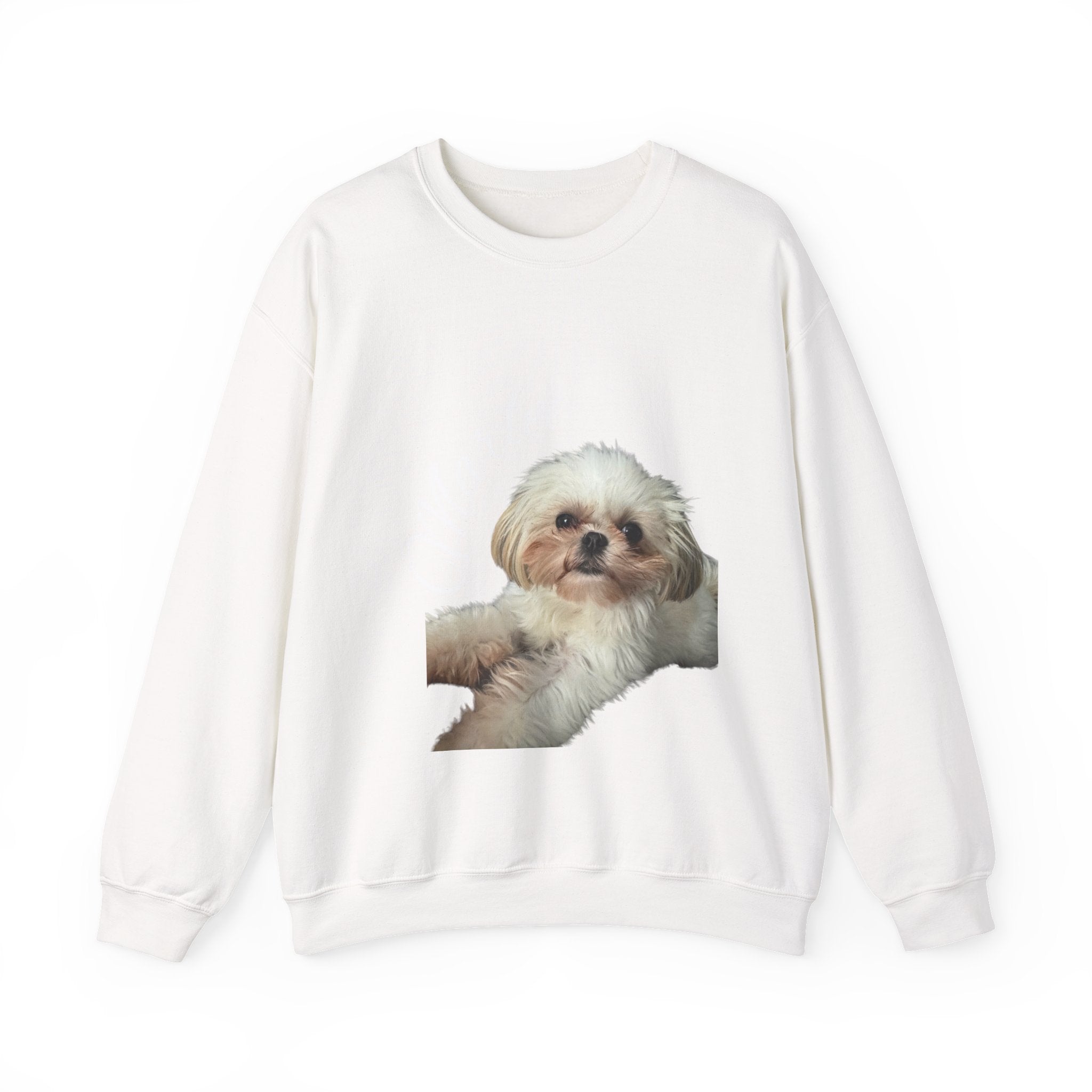 Cute Shih Tzu Puppy Crewneck Sweatshirt — Cozy Dog Lover Pullover