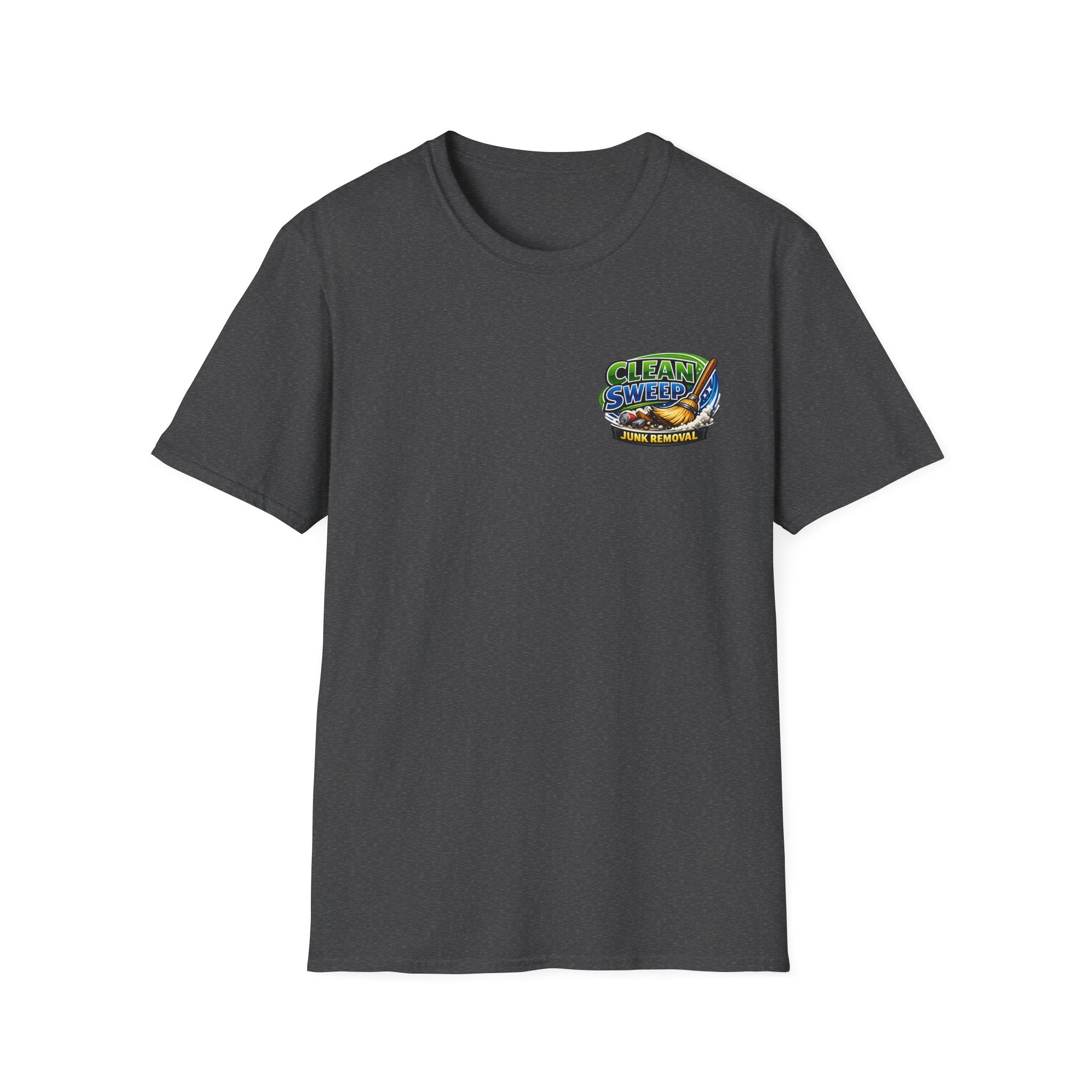 Clean Sweep Junk Removal T-Shirt - Logo Tee for Cleanup Crews