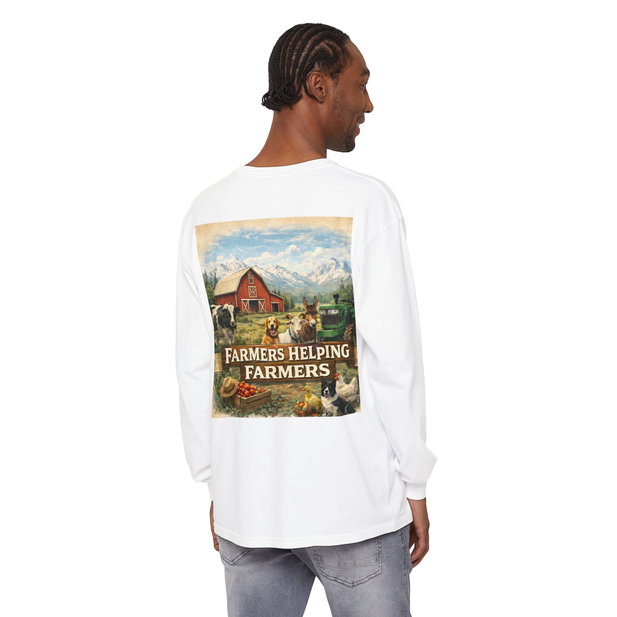 Farmers Helping Farmers Long Sleeve Tee