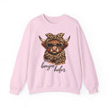 Boujee Heifer Leopard Cow Sweatshirt