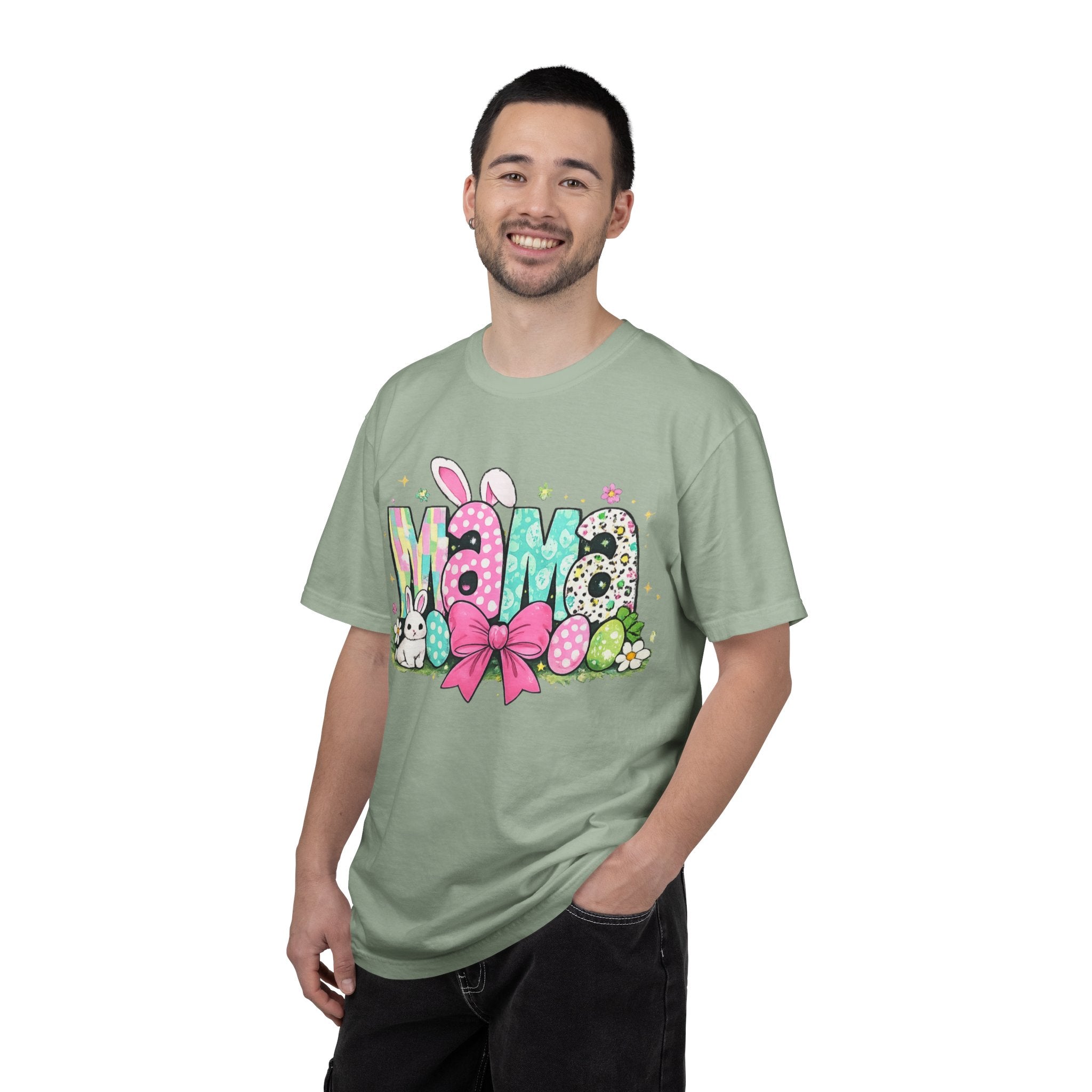 Mama Easter T-Shirt — Pastel Bunny & Egg Spring Shirt