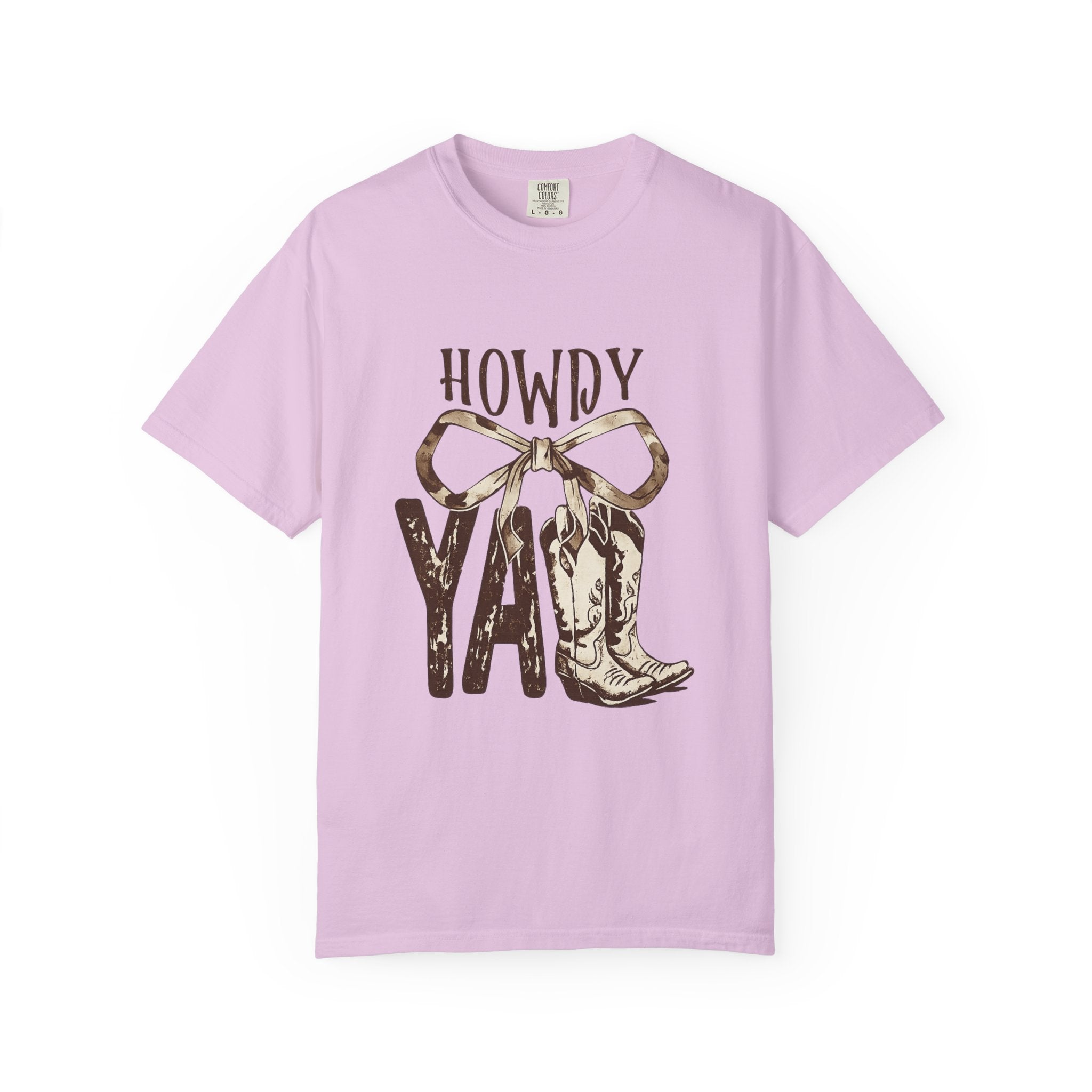 Howdy Y'all Cowboy Boots T-Shirt — Western Graphic Tee