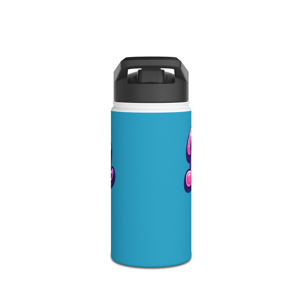 Personalized 'Bella' Stainless Steel Water Bottle — Cute Pink Bow Design