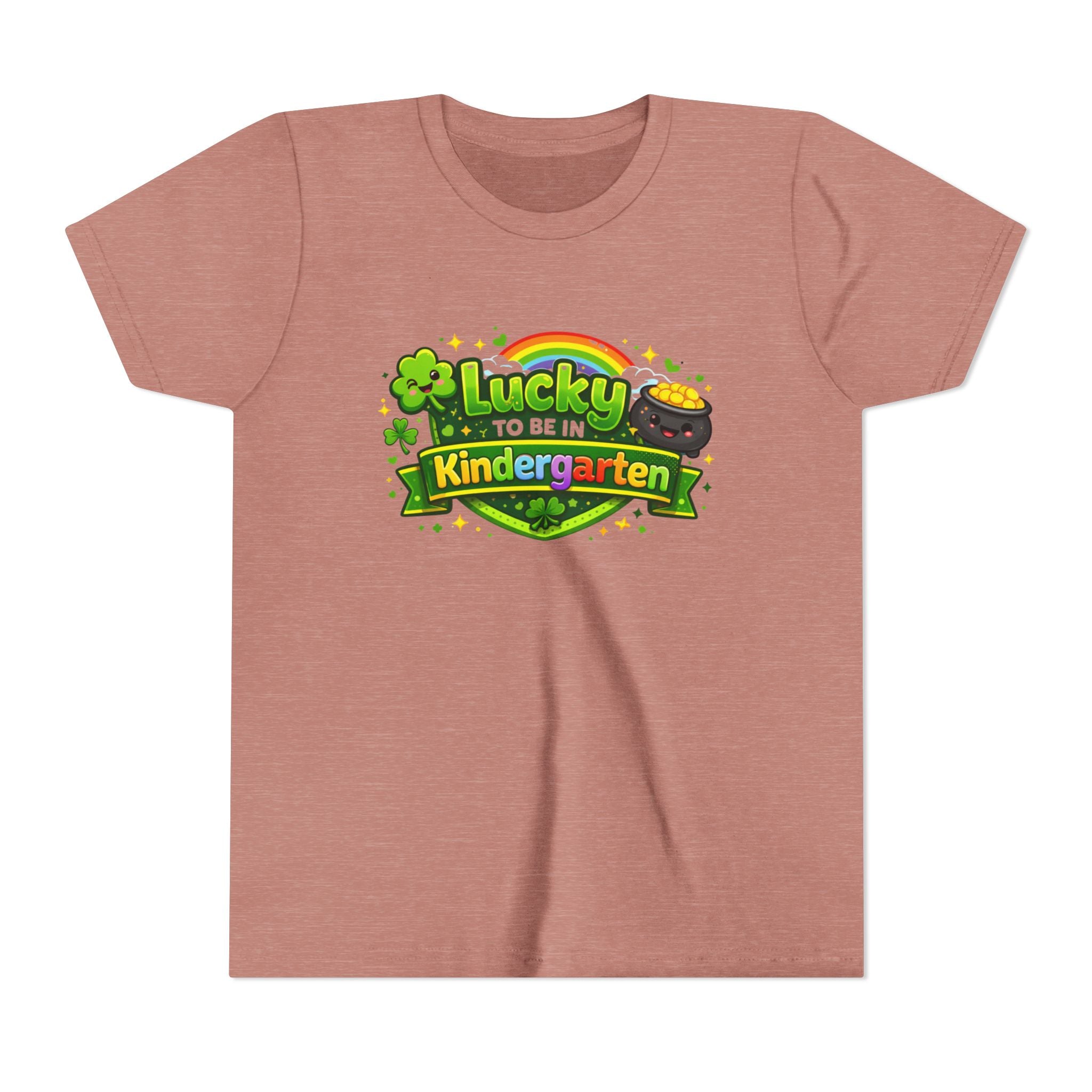 Lucky to Be in Kindergarten Youth Tee — St. Patrick’s Day Kindergarten Shirt