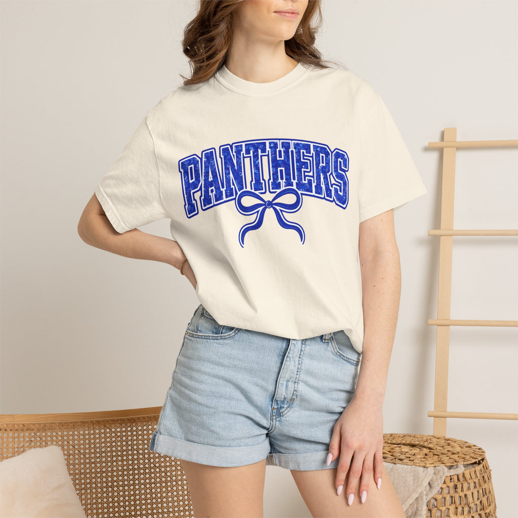 Panthers Graphic T-Shirt — Vintage Bow College Tee