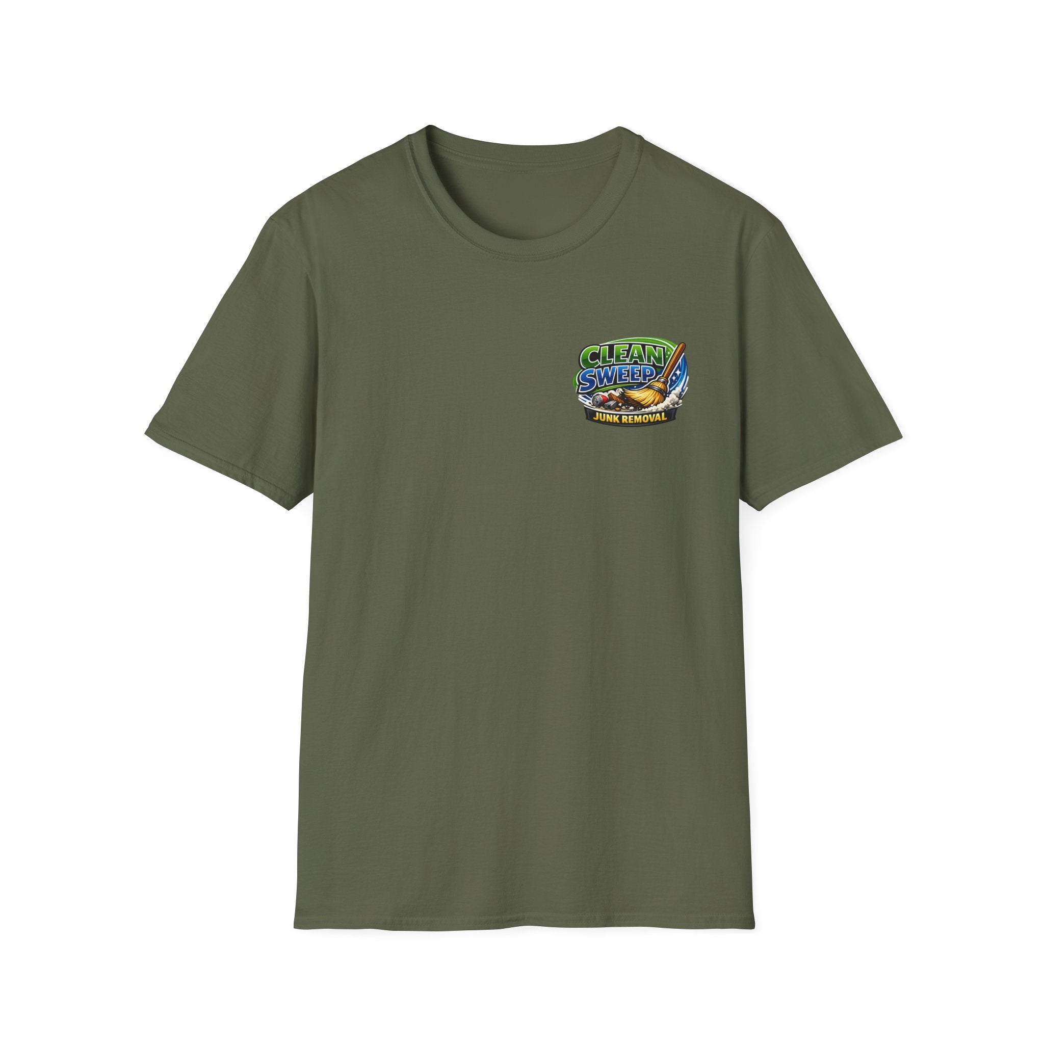 Clean Sweep Junk Removal T-Shirt - Logo Tee for Cleanup Crews