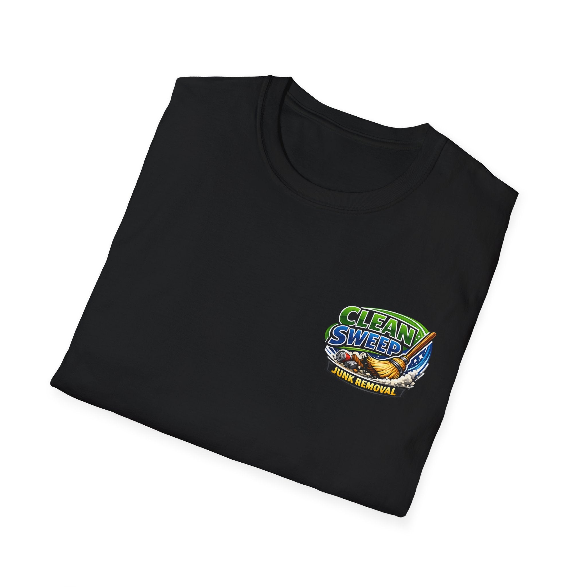 Clean Sweep Junk Removal T-Shirt - Logo Tee for Cleanup Crews